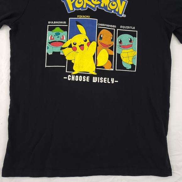 Old Navy Pokemon Shirt Youth XL (14-16) Black Choose Wisely - Picture 4 of 9